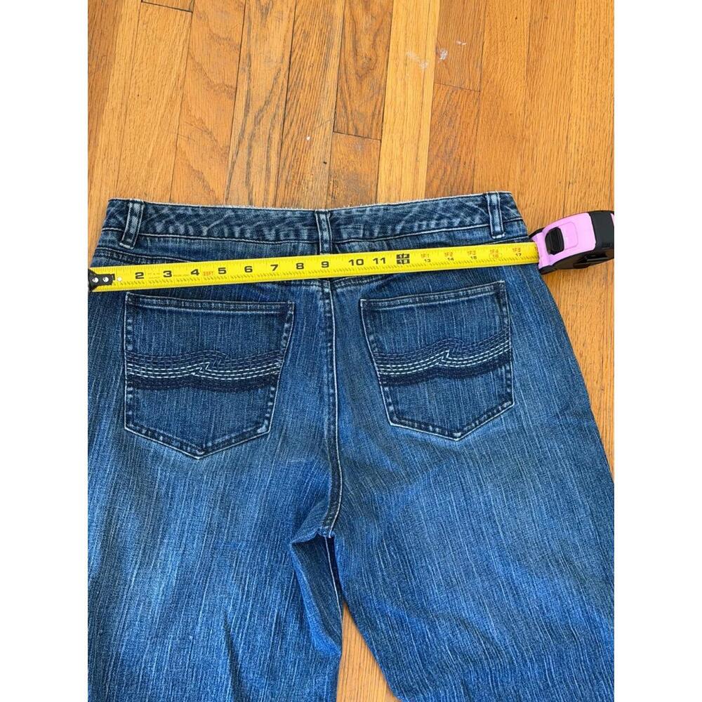 Talbots Petites Stretch Denim Jeans Dark Wash Straight Leg Women’s 12P - Picture 3 of 5